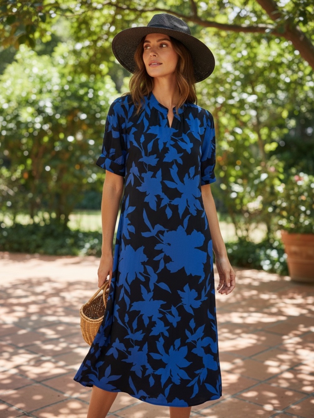 Anthropolgie floral dress